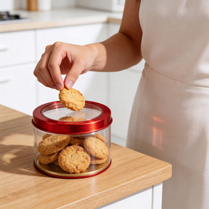 7.5*4.5cm with <strong>clear</strong> <strong>Lid</strong> Round Acrylic Tin <strong>Gift</strong> Packaging PVC Wedding Luxury Chocolate <strong>Box</strong> - Product Image 2