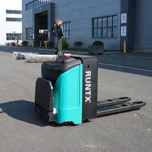 Chariot élévateur à fourche électrique Runtx 3 tonnes, entièrement électrique, à batterie, pour entrepôt, transpalette électrique automatique - Product Image 1