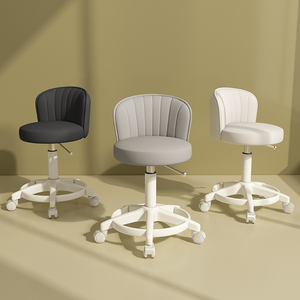 Taburete Especial para Salón de Belleza, Silla Elevadora con Ruedas para Peluquería, Manicura, Barbería y Hogar - Product Image 3