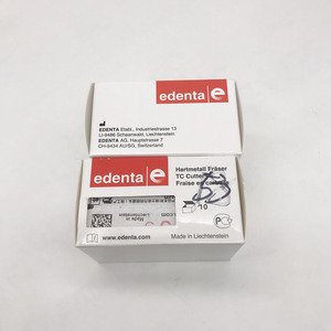 国际标准化组织批准的原装edenta TC刀具牙科硬质合金钻头哈特梅特尔弗雷泽带蓝色环 - Product Image 4
