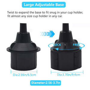 The new car's central <b>control</b> seat universal navigation joint adjustable car cup <b>holder</b> mobile phone <b>holder</b> factory direct supp - Product Image 3
