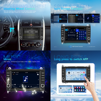 Hikity 4 + 128G 8 ''Autoradio pour Mercedes Benz B200/Viano/VITO/A/B Classe Wireless CarPlay Android Auto Incell Écran GPS WIFI OEM