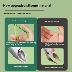 Sắc nét 3/4 hàm lớp biểu bì tông đơ thép không gỉ chuyên nghiệp bền móng tay công cụ cho móng tay móng chân Cutter Remover cho ngón tay sử dụng - Product Image 5