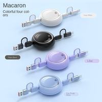 Cable de Datos Tipo-C de Carga Rápida 3A, Cable Universal con Trenzado de Nailon para Teléfono Móvil iPhone, Conductor de Cobre Puro, Color Personalizado
