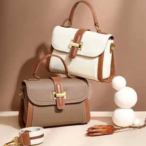 Sacs à main <span class=keywords><strong>en</strong></span> cuir de vachette véritable, mode décontractée, luxe, sacs à main pour femmes, beige, gris, sacs à bandoulière <span class=keywords><strong>en</strong></span> cuir - Product Image 2