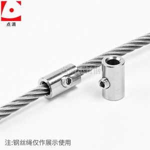 Droplet Stainless Steel Wire Rope Clamp 10mm 304 Steel Metric General Industry Use - Product Image 1