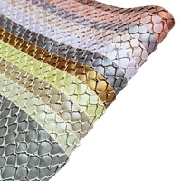 Simili cuir PVC nacré à motif serpent, résistant à l'abrasion, 1-1,1 mm, pour sacs à main, étuis de téléphone, cuir de rangement 9108 Y