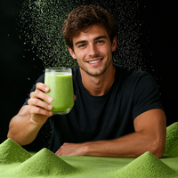 Capsules de Matcha de Qualité Cérémoniale Premium, Saveur Thé Vert, Poudre en Capsules Pratiques, Conçues pour la Consommation Quotidienne, Boîte en Vrac