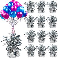 12 PKS Ballon Lourd Poids Métallique Feuille Ballons Fête D'anniversaire & Table De Mariage Centre De Table Ballon Poids