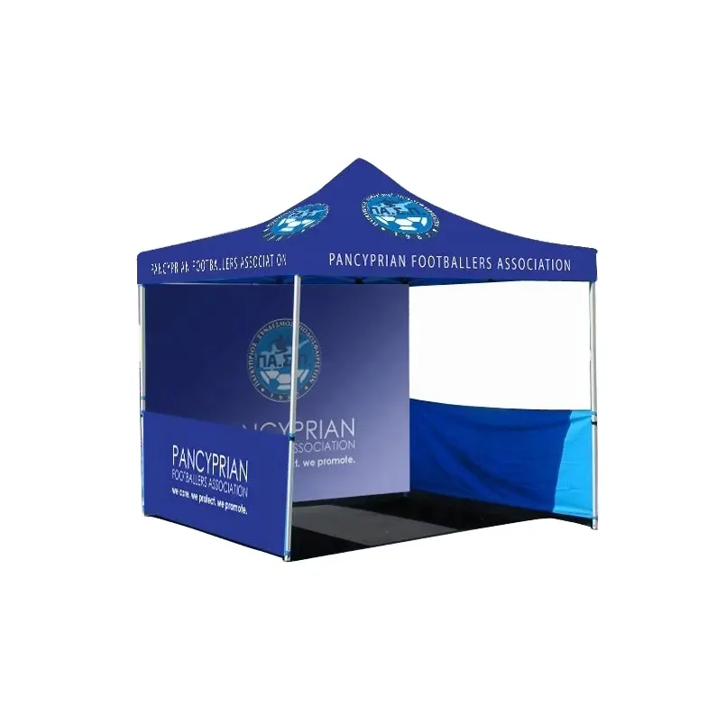 Carpa con marco marquesina 10x10 carpa con dosel de acero feria comercial personalizada carpa con dosel promocional