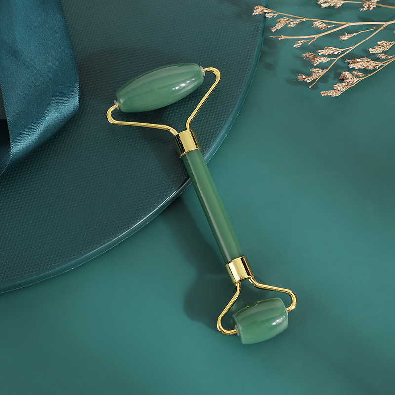 (natural jade) green double-headed roller-no gift box