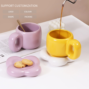 Pang Pang ชุดแก้วมักเซรามิก,แก้วมักหูจับฟองสามารถปรับแต่งได้แก้ว<span class=keywords><strong>กาแฟ</strong></span>เซรามิก - Product Image 4