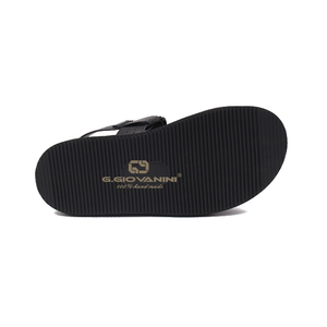 <span class=keywords><strong>Sandales</strong></span> décontractées noires en <span class=keywords><strong>cuir</strong></span> pour <span class=keywords><strong>hommes</strong></span>, modèle 2026, à enfiler, couleur personnalisable, respirantes, plates, avec semelle intérieure en caoutchouc, style California - Product Image 6
