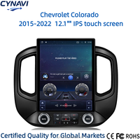 Écran radio 2DIN 12,1 pouces Lecteur DVD pour Chevrolet Colorado 2015-2022 Android Auto CarPlay sans fil Écran tactile BT5.0