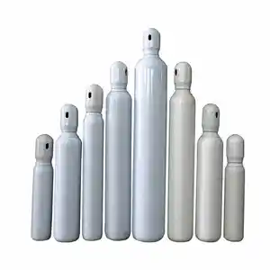 高圧ヘリウム/窒素/水素/酸素/Co2ポータブル消火器用の高品質バルブ空のガスシリンダーボトル