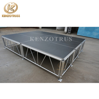 Structure modulaire d'événementielle de haute qualité 4x8 pieds, plateforme de scène événementielle à assembler
