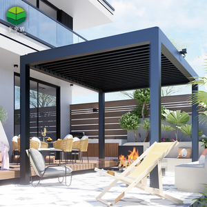 3x3 3x4 4x3 4x4 4x5 4x5 4x6 6x3 6x4 6x5 6x6m Jardín moderno Exterior Aluminio Persiana Pérgola Pabellón Gazebo Pérgola pérgola Pergula - Product Image 3