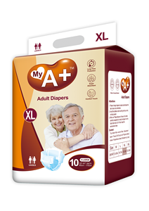 <span class=keywords><strong>Couches</strong></span> jetables <span class=keywords><strong>pour</strong></span> <span class=keywords><strong>adultes</strong></span> ERA My A+ Brand Premium, protection double anti-fuites, tissu non tissé, doux, respirant, absorption PE - Product Image 5