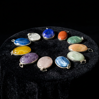 Boule ovale en pierre précieuse, faite à la main, toucher réel, pierres semi-précieuses polies, Feng Shui, guérison des chakras, objet d'art, nouvelle pierre de collection