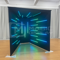 Cabine Photo Portable Personnalisée à Montage Rapide, Style Vogue, pour Salons Professionnels et Expositions, avec Éclairage LED pour Événements et Fêtes