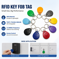 Etiqueta RFID Keyob a Precio de Fábrica, 125khz 13.56mhz 1k T5577 Tk4100, Llavero Inteligente RFID con Etiqueta de Identificación a Prueba de Agua