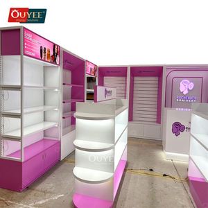 Servicio de diseño 3D Hermosa tienda de moda Diseño de peluquería Muebles Peluca Muebles de exhibición - Product Image 5
