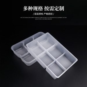 Bandeja de embalaje de alimentos de PP personalizada para panecillos, dumplings, postres, molde tipo blíster sin tapa, apta para uso alimentario, tamaño personalizable - Product Image 3