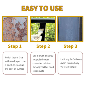 Revestimiento Líquido Acrílico Resistente a la Abrasión y Prevención <span class=keywords><strong>de</strong></span> la Oxidación, <span class=keywords><strong>Pintura</strong></span> <span class=keywords><strong>de</strong></span> Conversión <span class=keywords><strong>de</strong></span> Óxido Metálico a Base <span class=keywords><strong>de</strong></span> Agua para Acero Metálico - Product Image 3