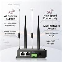 Transmetteur durable 5G avec protocole RedCap et prise en charge des terminaux RS232 RS485, Modbus, MQTT, IEC104 pour une utilisation industrielle à long terme
