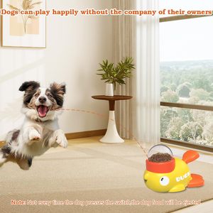 New Yellow Duck Shaped 2-in-1 <b>Dog</b> Slow <b>Feeder</b> <b>Puzzle</b> Toy <b>Dog</b> Interactive Treat Dispenser Toy Slow <b>Feeder</b> Toy - Product Image 3