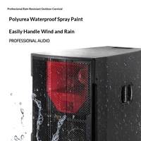 Haut-parleur professionnel actif de grande puissance 1300W, double 15 pouces, étanche, trois voies, pour extérieur, idéal pour les mariages