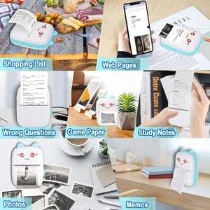 <b>Mini</b> Portable Thermal <b>Printer</b> USB Interface 1000mAh Battery 57mm Paper Width 200dpi Resolution for Photo Office Receipt - Product Image 5