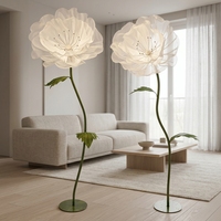 Bouquet de roses géantes artisanales modernes et écologiques en soie réaliste, organza et EVA, pour usage commercial, remise de diplômes et Noël (vente en gros)