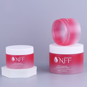 120g 300g Usine Personnalisé Vide Large Bouche PET Gradient Ombre <span class=keywords><strong>rose</strong></span> Crème Cosmétique Pot En Plastique pour Gommage <span class=keywords><strong>Argile</strong></span> <span class=keywords><strong>Masque</strong></span> - Product Image 1