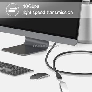 20V 10Gbps USB C 3.1 Gen 2สาย4K 60Hz เอาต์พุตวิดีโอ PD ชาร์จเร็ว PD สำหรับโทรศัพท์16 <span class=keywords><strong>Huawei</strong></span> MateBook iPad <span class=keywords><strong>Chromebook</strong></span> - Product Image 2