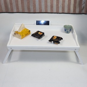 <b>Foldable</b> bed <b>desk</b> for laptops, perfect for lazy dorms, students, home use, bedrooms, and writing simple and customizable. - Product Image 1