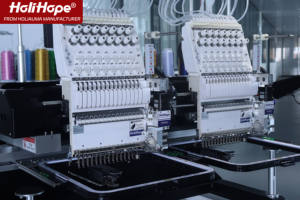 Máquina de bordado Industrial de sombrero de servicio profesional HoliHope Holiauma, máquina de bordado de ordenador doméstico de 2 cabezales, bordado usado - Product Image 2
