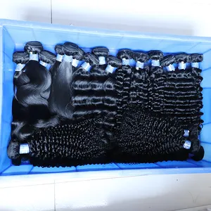 Mẫu Miễn Phí Tóc Bó Bán Buôn Trinh Brazil Human Hair Bundle Nhà Phân Phối, 100% Nguyên Human Hair Extensions Nhà Cung Cấp
