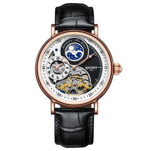 Nouveauté Prêt à Expédier Montres Mécaniques Tourbillon Haute Qualité Cuir Véritable Montre Homme pour Hommes - Product Image 4