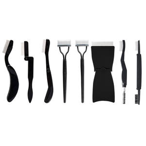 Pinceau à sourcils en acier inoxydable de qualité supérieure, mélange de couleurs, pinceau de maquillage unique, probablement noir, outils de beauté - Product Image 1