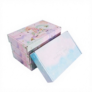 Kraft Paper Box Eco Crafts 250gsm <b>Strong</b> Cardboard Present <b>Boxes</b> Biodegradable Gold Foil Jewelry Candy Weeding Corrugated - Product Image 2