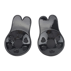 Soutiens-gorge invisibles, adhésifs pour le lifting des seins, cache-tétons, ruban adhésif en spandex/nylon, autocollant confortable, respirant, anti-dévoilement, couleur chair/noir - Product Image 1