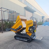 500kg Ladekapazität Dieselmotor Mini-Raupendumper Hydraulische Schubkarre Kipper mit Kurzem Wendekreis Neu Euro 5