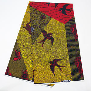 ผ้าฝ้าย100% ผ้าพิมพ์ลายขี้ผึ้งแอฟริกันผ้าทอจากผ้าทอชาวฮอลแลนด์ผ้าปอปลินเนื้อเรียบน้ำหนักเบา - Product Image 3