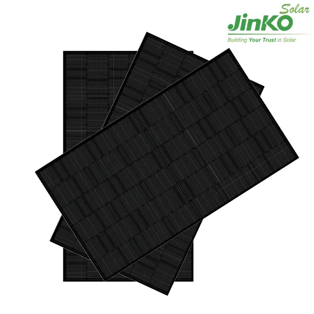 Jinko Full Black Tiger N Type JKM 405W 410W Солнечная фотопанель цена все назад Jinko 405W PV модуль системы JKM405N-6RL3-B