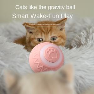Nuovo Giocattolo Ecologico in Silicone per Addestramento Cani e Gatti, Palla Elettrica Automatica Interattiva Intelligente - Product Image 4