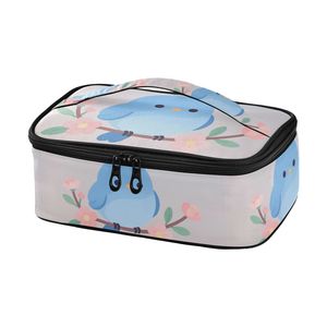 Small Insulated Lunch Bag, Portable Thermal <b>Cooler</b> Tote with Handle, Lightweight Reusable Food Bag for School Office Outdoor - Product Image 1