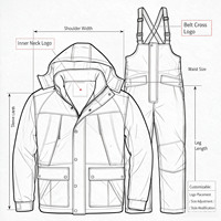 Vêtements de chasse imperméables, veste d'hiver pour homme, uniforme de chasse tactique, sweat-shirt de chasse chaud en polyester, gilet de chasse en terrain ouvert, orange