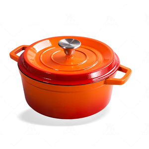 <span class=keywords><strong>Cocotte</strong></span> <span class=keywords><strong>ronde</strong></span> <span class=keywords><strong>en</strong></span> <span class=keywords><strong>fonte</strong></span> émaillée avec bouton <span class=keywords><strong>en</strong></span> acier inoxydable et couvercle <span class=keywords><strong>en</strong></span> <span class=keywords><strong>fonte</strong></span> émaillée - Product Image 3