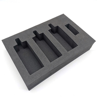 Insert en mousse de boîte d'emballage de protection antichoc personnalisé à haute densité pour bouteilles, flacons, bocaux, flacons, canettes, étain et tubes